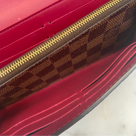 SOLD Louis Vuitton Damier Ebene Croisette Wallet - Picture 14 of 15